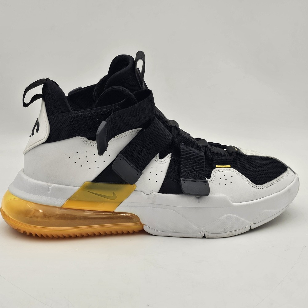 Nike Air Edge 270 Black White University Gold Sneakers AQ8764-001 Mens size 8.5